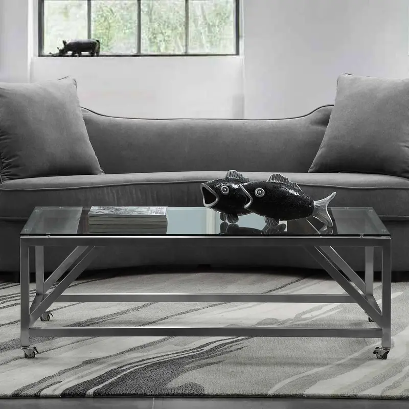 Enessa Contemporary Rectangular Coffee Table By Armen Living