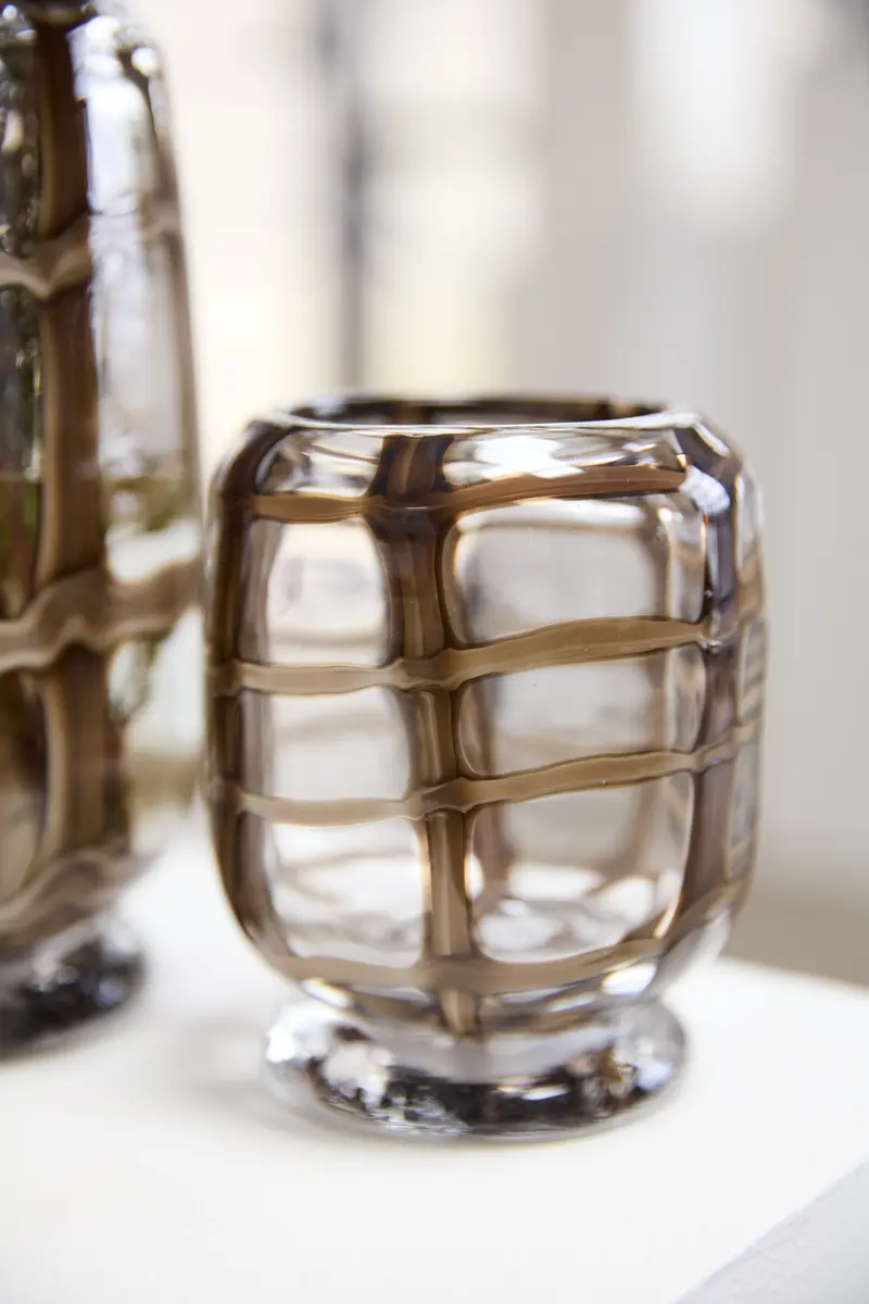 Enveloped Vase Set of 2 By Accent Decor