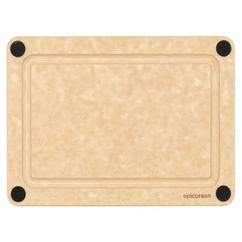 Epicurean All-In-One Boards 20" X 15" Cutting Board, Natural/Black Feet