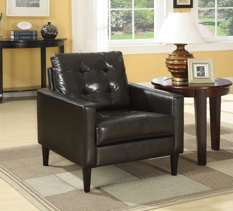 Espresso Accent Chair By Homeroots