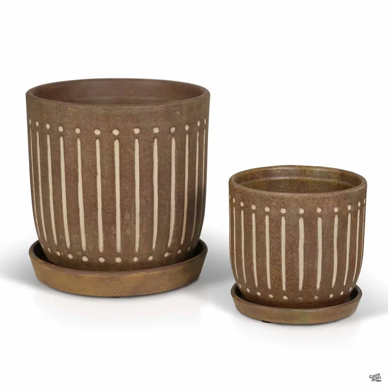 Etched Pottery