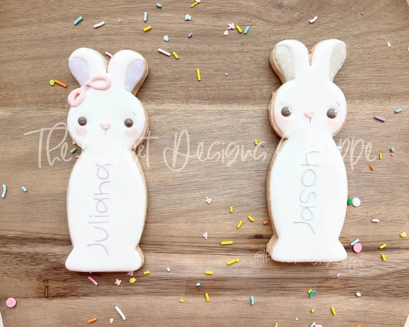 Extra Long Bunnies Set - Set of 2 - Cookie Cutters