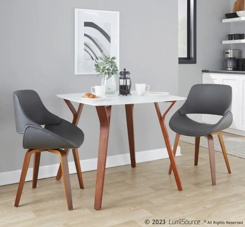 Fabrico Chair - Set of 2 By LumiSource - CH-FBCOPU-HLBW2 WLGY2