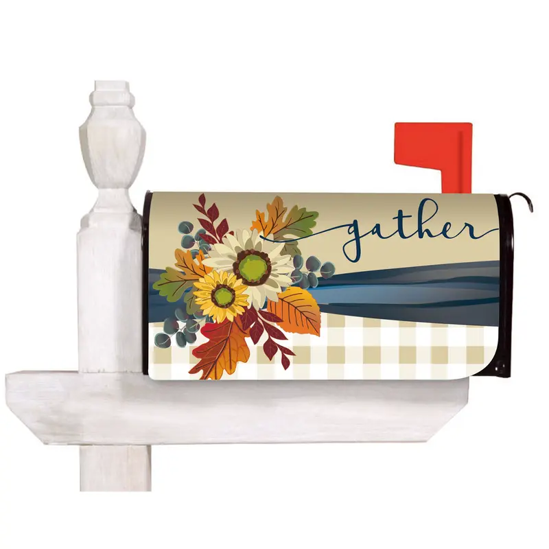 Fall Floral Gather Mailbox Cover,56774