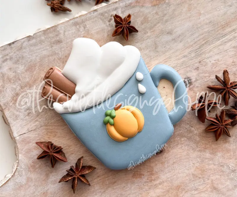 Fall Mug with Whip - Cookie Cutter