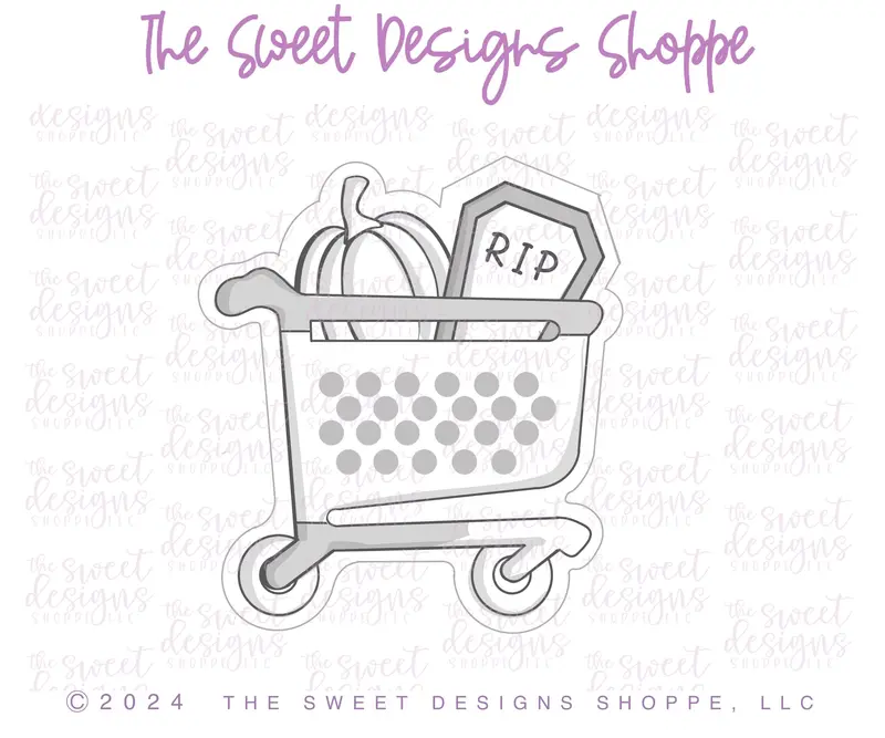Fall Shopping Cart - Cookie Cutter