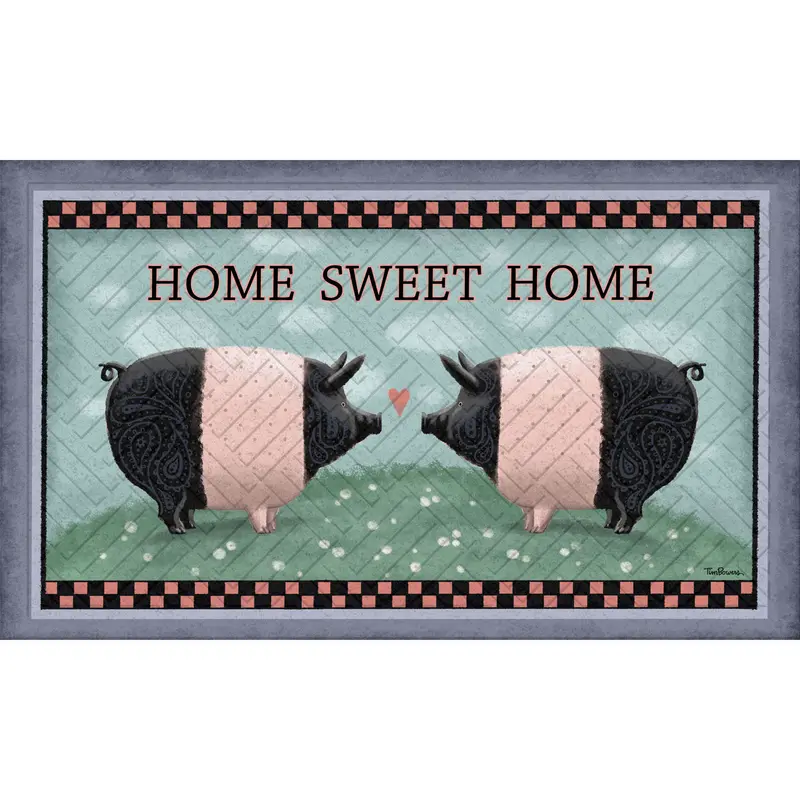 Farm Life Embossed Floor Mat,41em2584