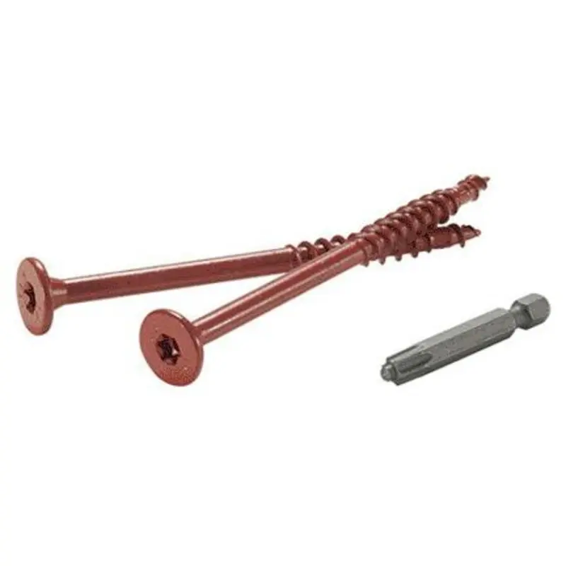 FastenMaster FlatLok No. 14 X 5 in. L Torx Ttap Epoxy Coarse Wood Screws 250 pk - Open Box
