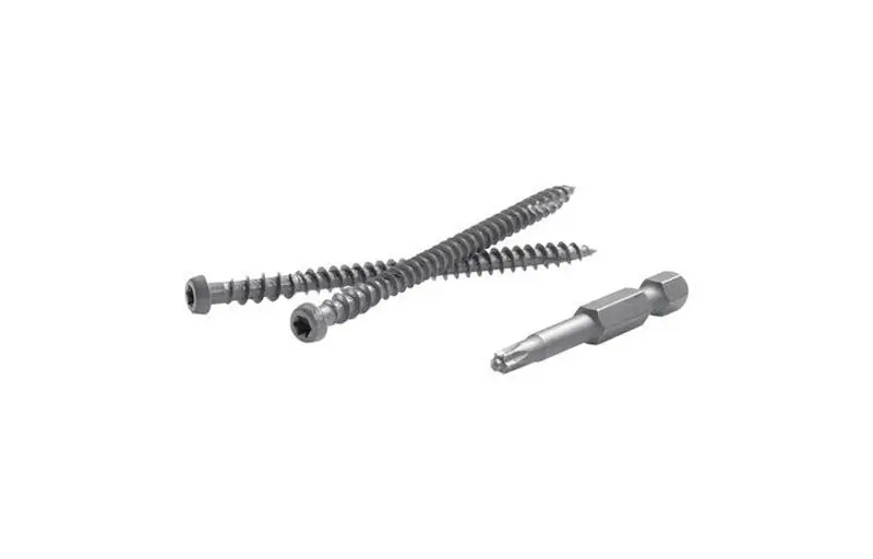 FastenMaster TrapEase No. 20 X 2-1/2 in. L Tiki Torch Torx Ttap Star Head Composite Deck Screws 350 - Deal of The Week