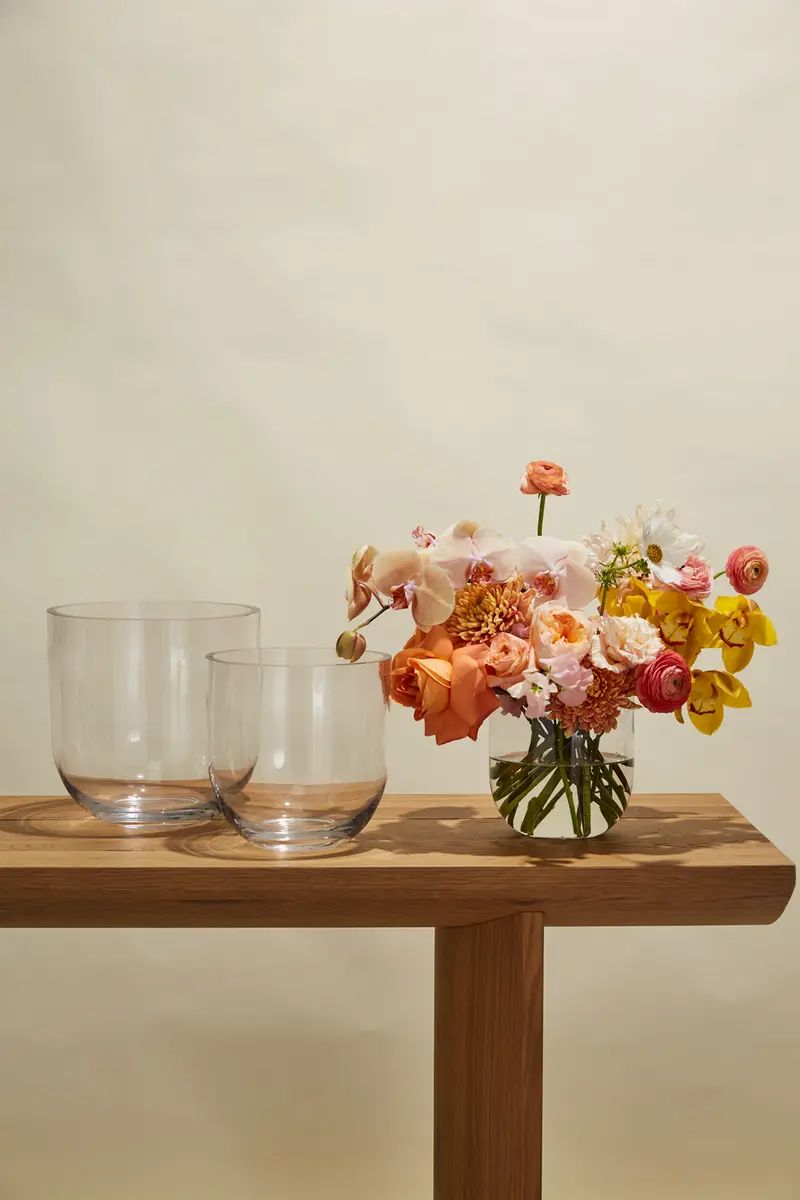 Fat Bowl Vase Set of 4 By Accent Decor