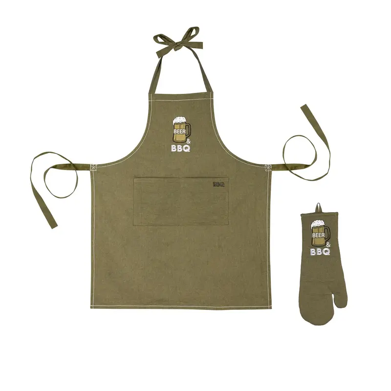 Father's Day Grilling Gift Set, "Beer & BBQ"