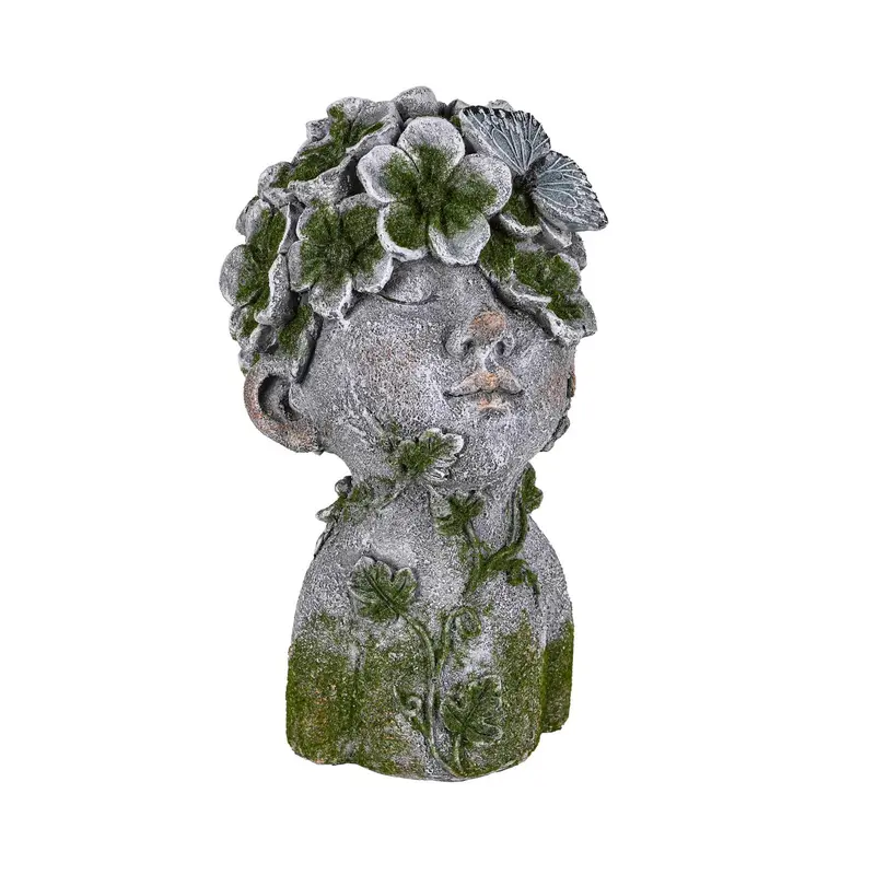 Faux Moss Fairy Statuary, Small
