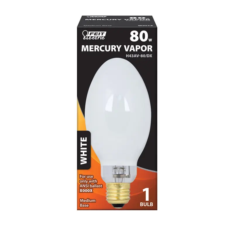 Feit 80 W ED17 HID Bulb 0 lm White Mercury Vapor 1 pk - Open Box