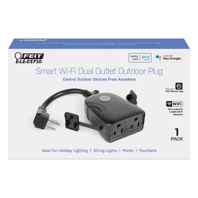 Feit Electric Commercial and Residential PVC Smart Plug 3R Boxed - Open Box