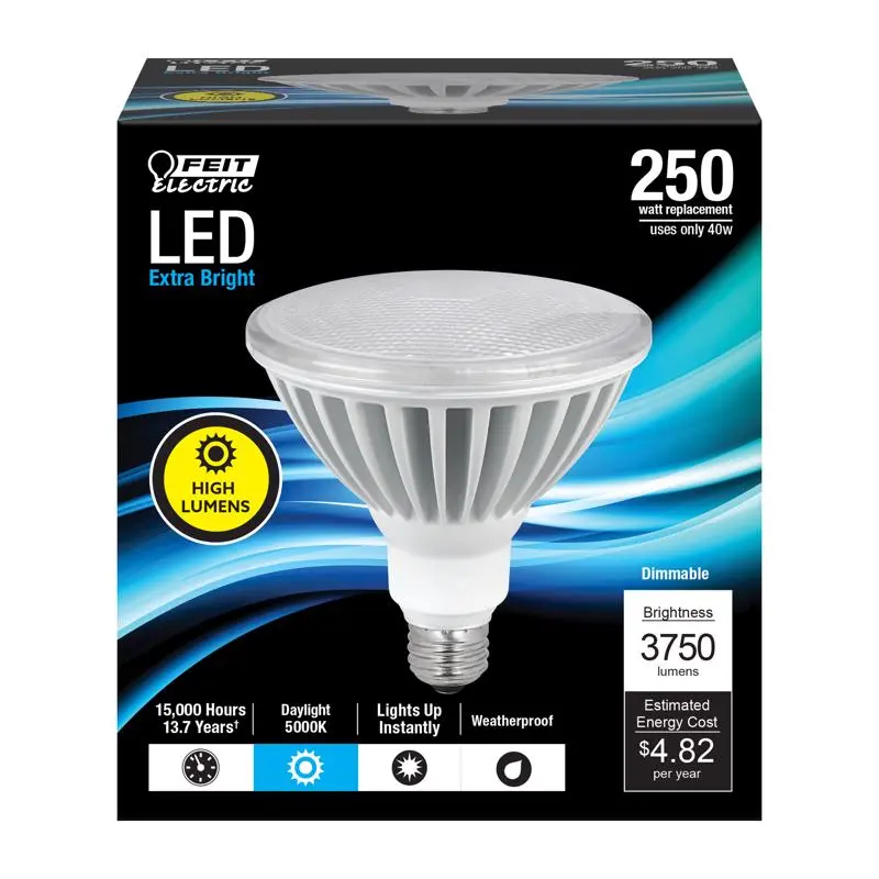 Feit Electric PAR38 E26 (Medium) LED Bulb Daylight 250 Watt Equivalence 1 pk - Deal of The Week