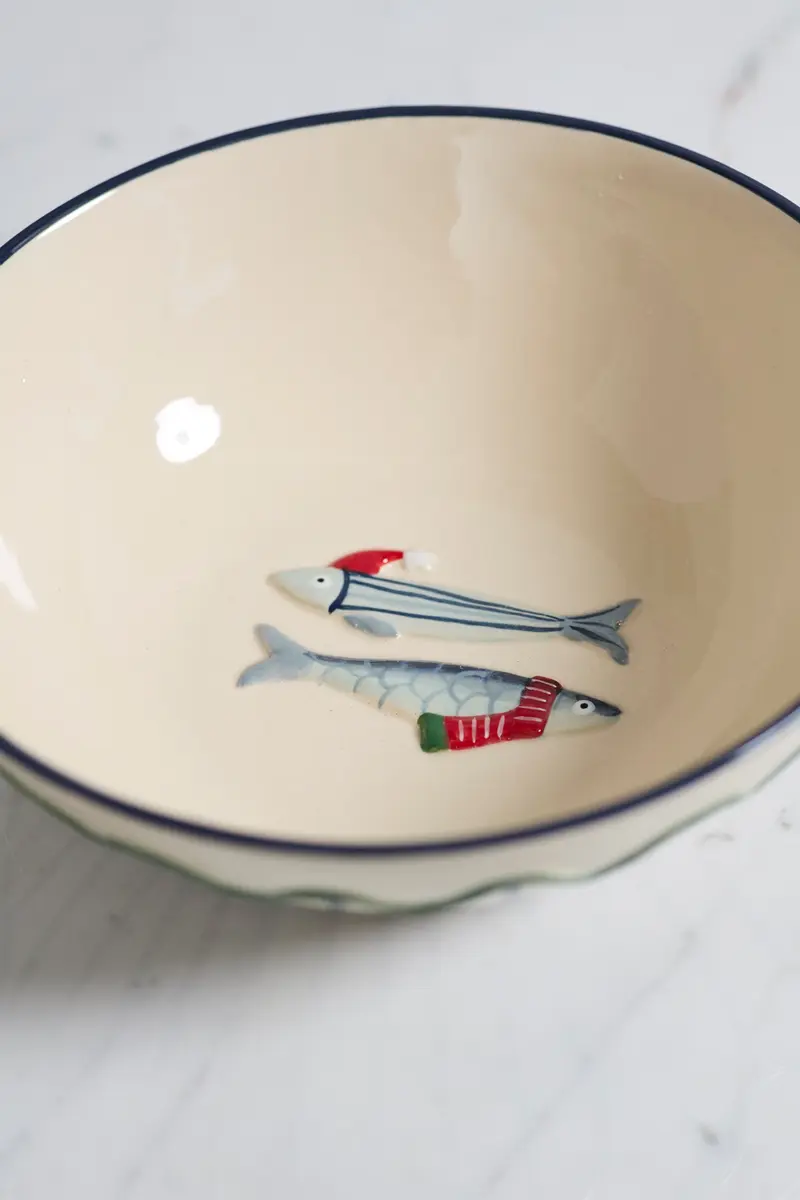 Festive Fish Bowl Set of 2 By Accent Decor