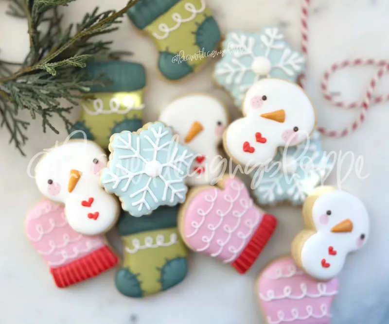 Festive Frosting Mini Set - Set of 4 - Cookie Cutters