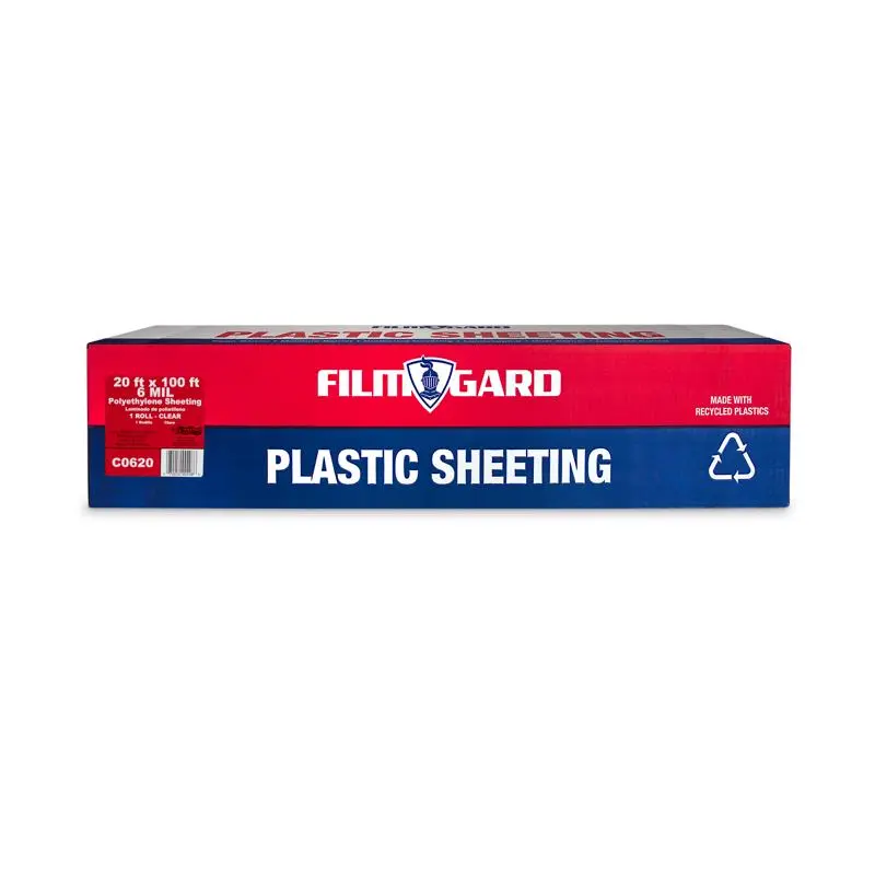 Film-Gard Plastic Sheeting 6 mil X 20 ft. W X 100 ft. L Polyethylene Clear 1 pk - Deal of The Week