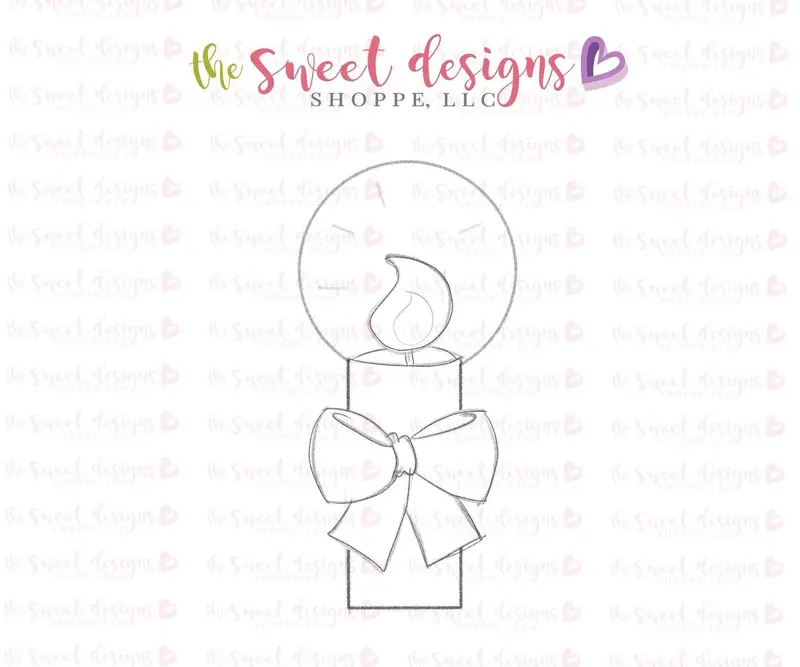 First Communion Candle V2- Cookie Cutter