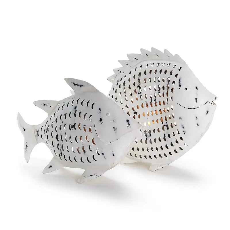 Fish Sculptures Set Of 2 By Tozai Home