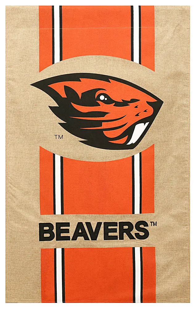 Flag, Burlap, Reg, Oregon State University,13b989