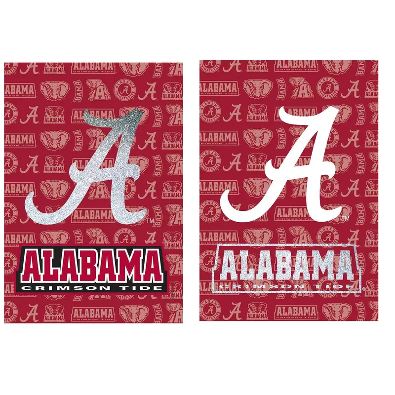Flag, Suede, Glitter, DS, Gar, University of Alabama