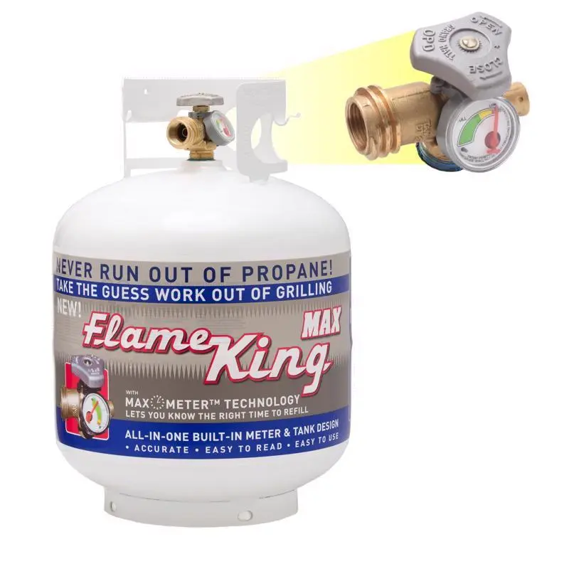 Flame King 20 lb Steel Empty LP Tank with Gauge - Deal of The Week