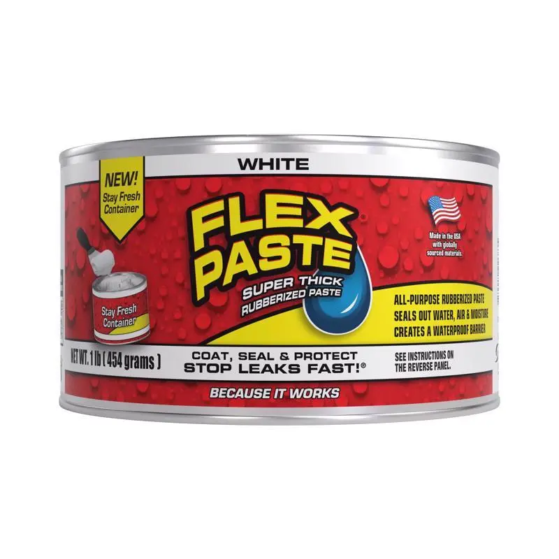 Flex Seal Family of Products Flex Paste White Rubberized Paste 8.75 fl. oz. - Deal of The Week