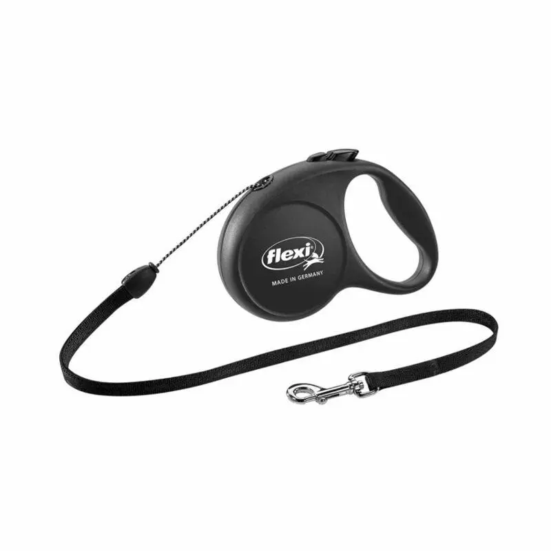 Flexi Black Retractable Nylon Dog Leash Small - Deal of The Week