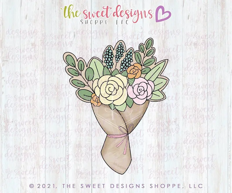 Floral Bouquet - Cookie Cutter
