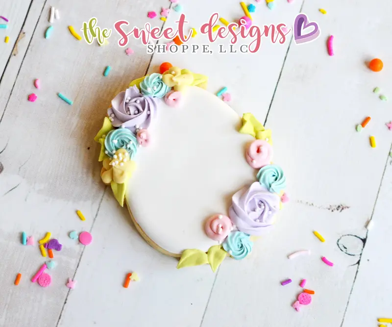 Floral Egg Three - Cookie Cutter