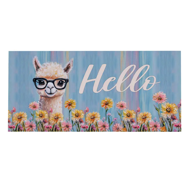 Floral Llama Sassafras Switch Mat