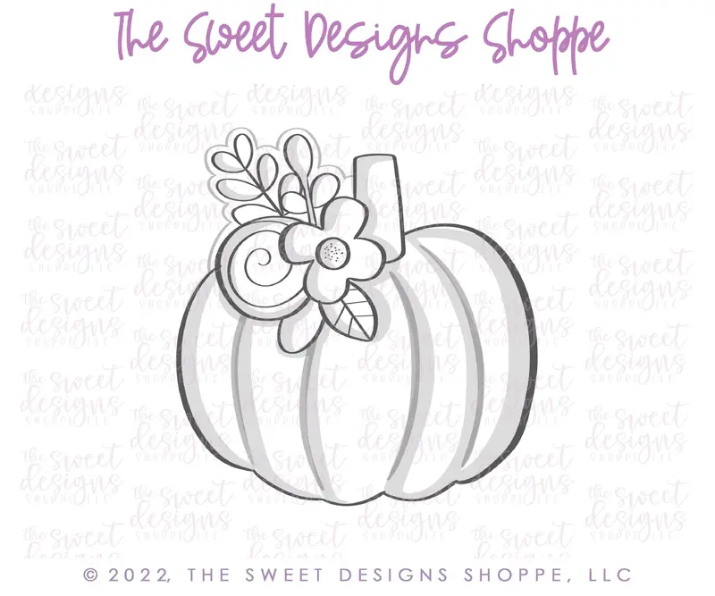 Floral Pumpkin 2022 - Cookie Cutter