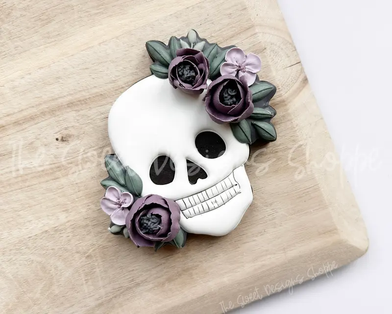 Floral Skull - Cookie Cutter