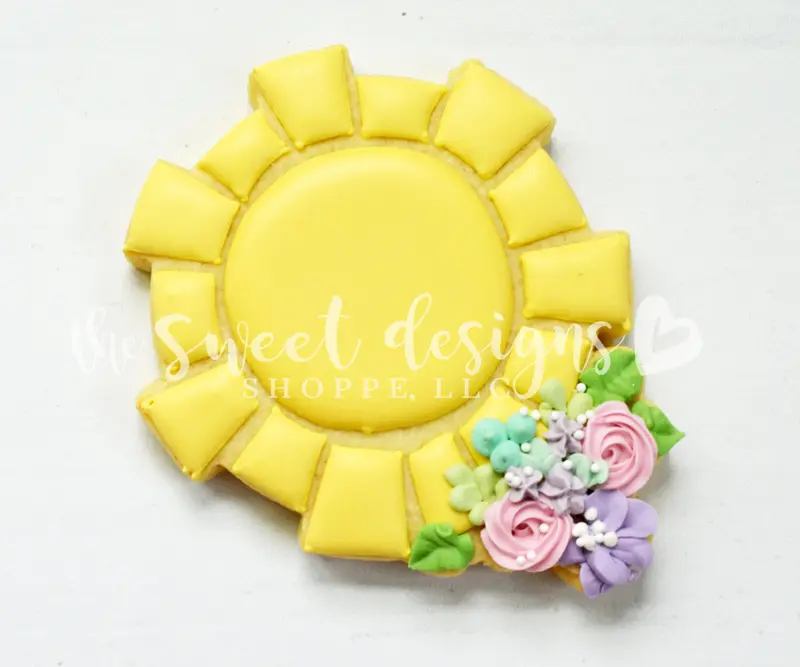 Floral Sun - Cookie Cutter
