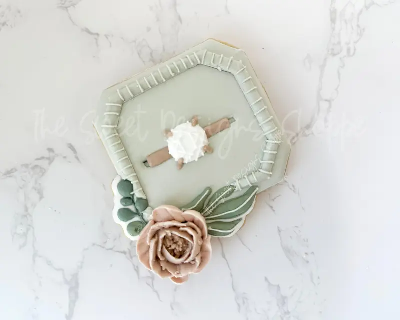 Floral Wedding Box - Cookie Cutter