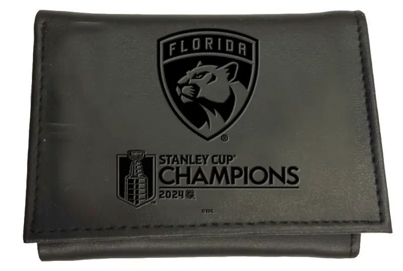 Florida Panthers Tri-Fold Wallet, Stanley Cup Champions 2024