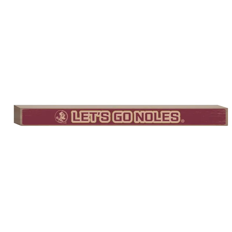 Florida State University Engraved Wood Sign, 1.5" x 18"