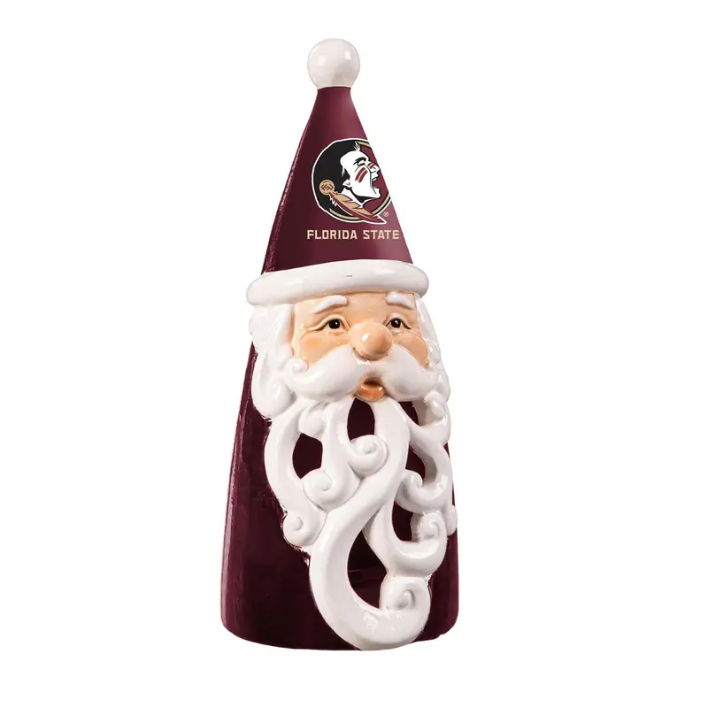 Florida State University Santa LED Statuary, 8"