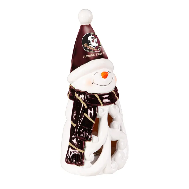 Florida State University Snowman LED Statuary, 8"