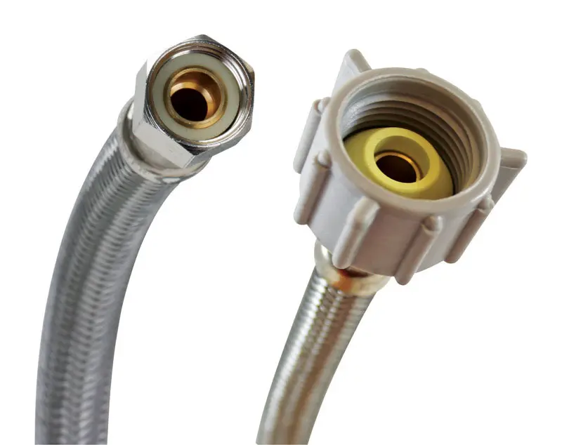 Fluidmaster 3/8 in. Compression X 7/8 in. D Ballcock 9 in. Braided Stainless Steel Supply Line - Open Box