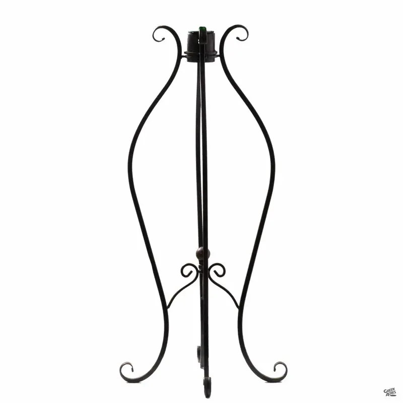 Folding Scroll Metal Gazing Ball Stand