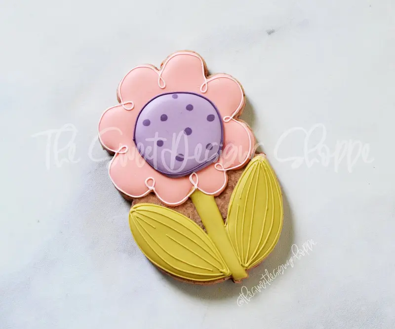 Folk Sunflower - Cookie Cutter