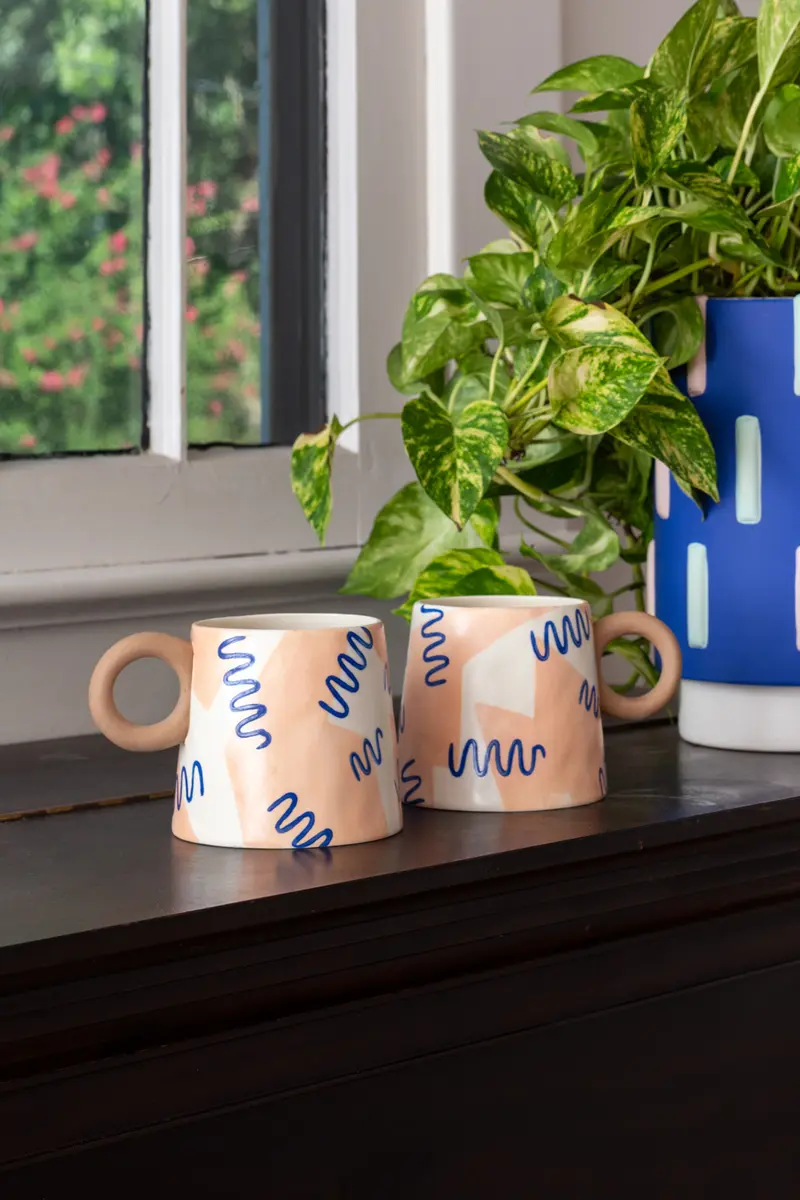 Freshside Mug Set of 4 By Accent Decor