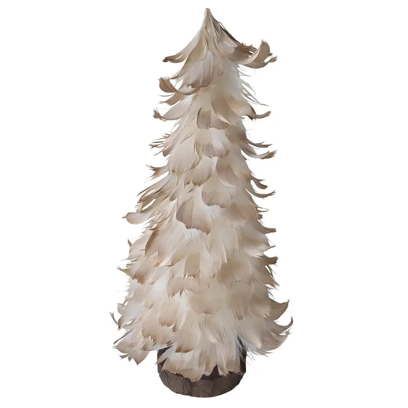 Frilly Feather Tree - Large Set Of 2 By HomArt