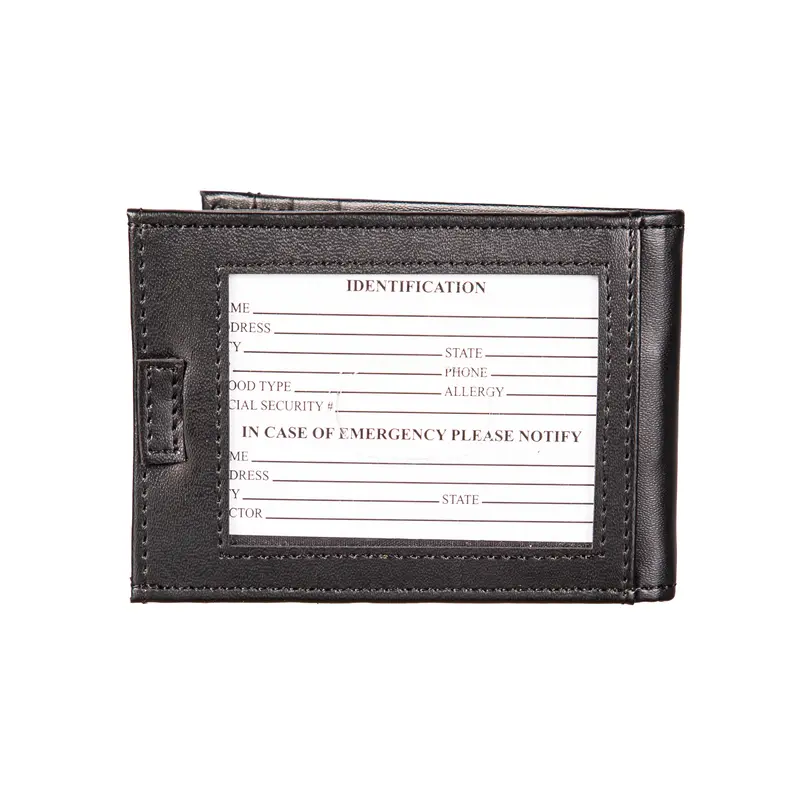 Front Pocket Wallet w/ RFID Blocking, Cincinnati Bengals, Black