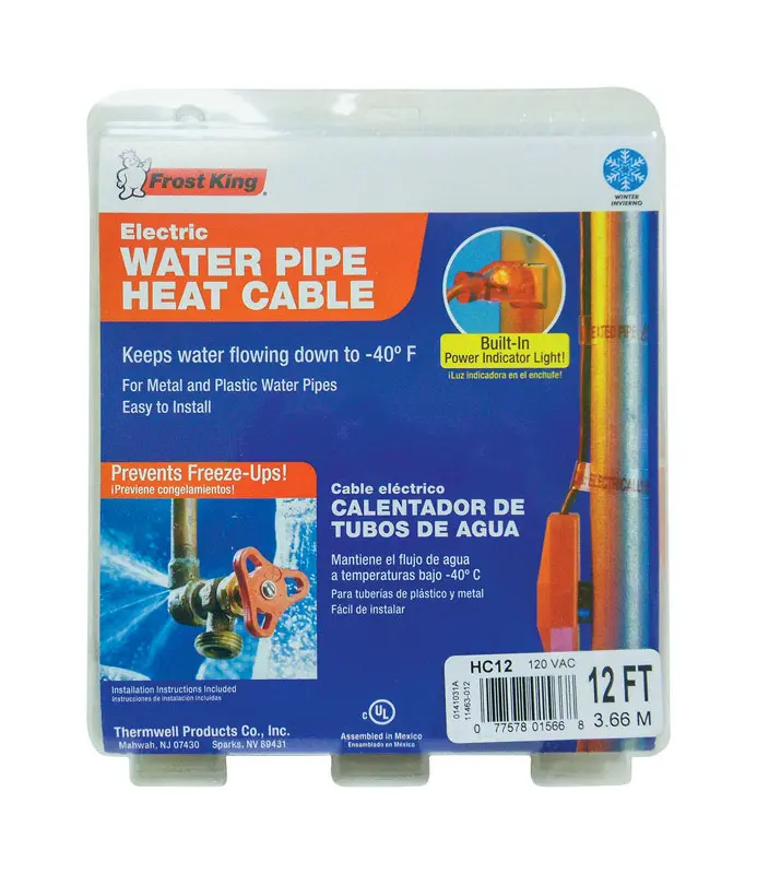 Frost King 12 ft. L Heating Cable For Water Pipe - Deal of The Week