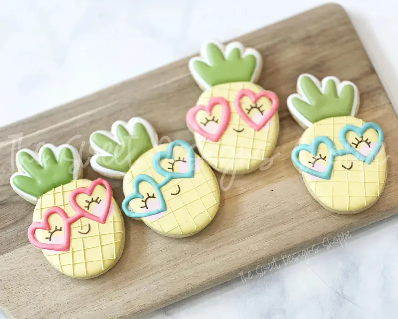 Funky And Happy Pineapple - Cookie Cutter