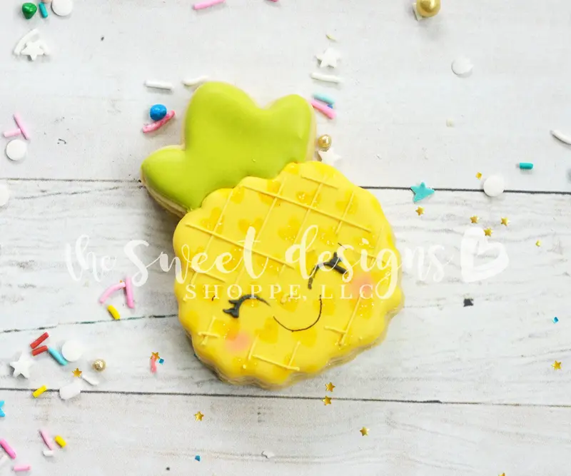 Funky Cute Pineapple - Cookie Cutter