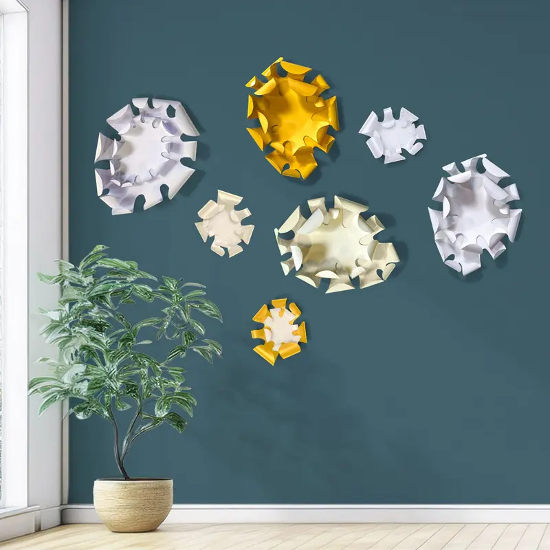 Garden 21"L Cream Wall Art By Gold Leaf